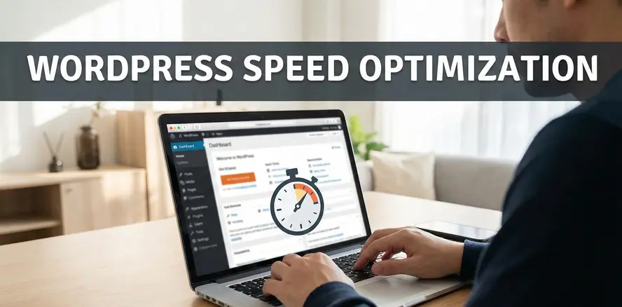 WordPress speed test showing performance metrics improvement